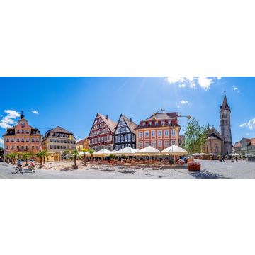 Lais Puzzle - Panorama, Marktplatz, Schwäbisch Gmünd, Baden-Württemberg, Deutschland - 2.000 Teile