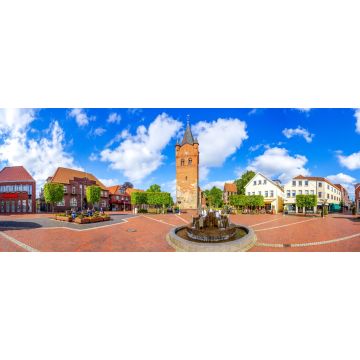 Lais Puzzle - Marktplatz, Sankt Petri Kirche, Westerstede, Niedersachsen, Deutschland - 2.000 Teile