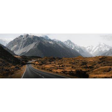 Lais Puzzle - Schöner Blick auf eine Straße, die zum Mount Cook führt, Neuseeland Banner - 2.000 Teile