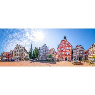 Lais Puzzle - Rathaus und Marktplatz, Grünberg, Hessen, Deutschland - 2.000 Teile