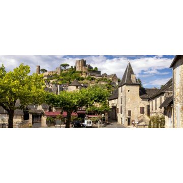 Lais Puzzle - Blick aus dem Zentrum von Turenne zur Burg - 2.000 Teile