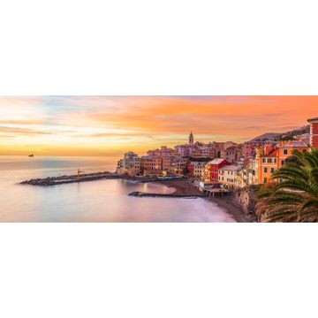 Lais Puzzle - Bogliasco, Genua, Italien Stadtsilhouette am Mittelmeer - 2.000 Teile