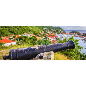 Lais Puzzle - Festungsmauern in Marigot, Saint Martin von Fort Louis in der Karibik - 2.000 Teile