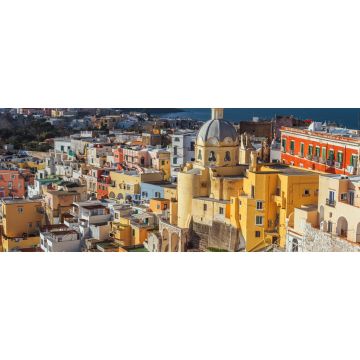 Lais Puzzle - Procida, Italien Altstadt-Silhouette im Mittelmeer - 2.000 Teile