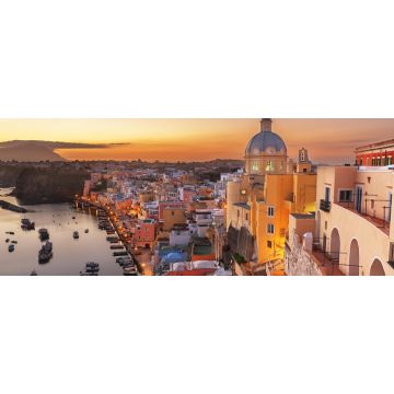 Lais Puzzle - Procida, Italien alte Stadtsilhouette im Mittelmeer - 2.000 Teile