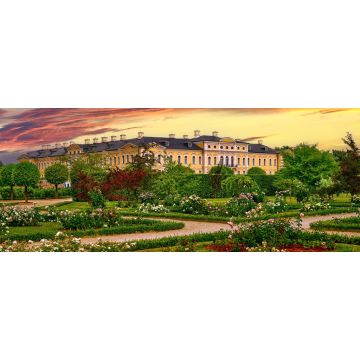 Lais Puzzle - Alter Rundale-Palast in Lettland. Barockes gelbes Gebäude - 2.000 Teile