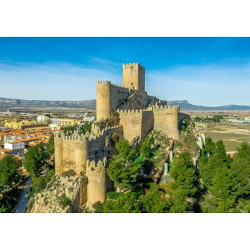 Lais Puzzle - Luftbild der mittelalterlichen Burg Almansa - 1.000 Teile