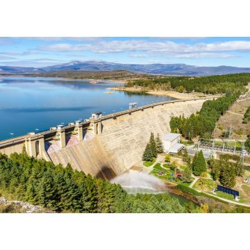 Lais Puzzle - Staudamm und Wasserkraftwerk in der Gemeinde Embalse de Aguilar de Campoo - 1.000 Teile