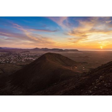 Lais Puzzle - Sonnenuntergang vom Vulkan Calderon Hondo, Lajares, Fuerteventura - 1.000 Teile