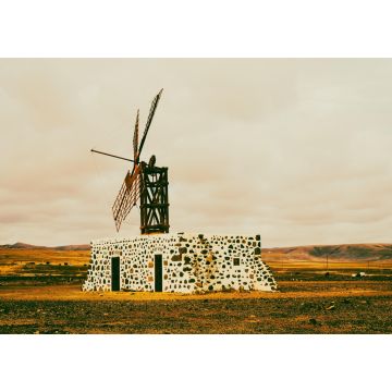 Lais Puzzle - Windmühle auf weißem Gebäude, Puerto Lajas, Fuerteventura - 1.000 Teile