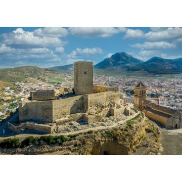 Lais Puzzle - Luftbild des mittelalterlichen Schlosses Alcaudete in Andalusien Spanien - 1.000 Teile