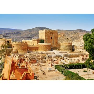 Lais Puzzle - Blick auf die Mauern der Alcazaba von Almeria in Almeria, Spanien - 1.000 Teile