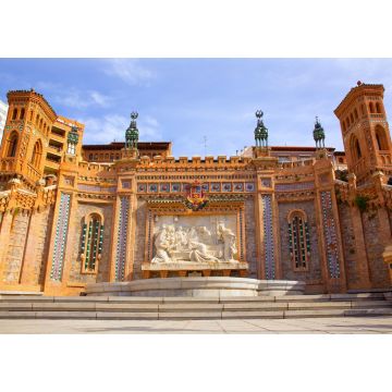 Lais Puzzle - Aragon Teruel Amantes Brunnen in La Escalinata und Mudejar Türme in Spanien - 1.000 Teile