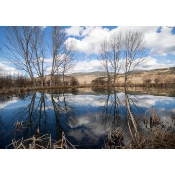 Lais Puzzle - Winterlandschaft mit See in Alcala de la Selva Teruel Aragon Spanien - 1.000 Teile