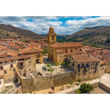 Lais Puzzle - Mirambel in Teruel, Pfarrkirche Santa Margarita, Spanien - 1.000 Teile