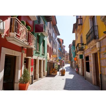 Lais Puzzle - Dorffassaden in Llanes, Asturien, Spanien - 1.000 Teile