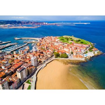 Lais Puzzle - Gijon-Meersicht im Zentrum von Gijon in Asturien, Spanien - 1.000 Teile