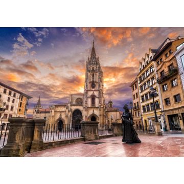 Lais Puzzle - Oviedo, Asturien, antike gotische Kathedrale - 1.000 Teile