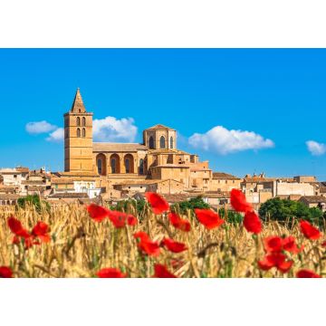 Lais Puzzle - Aussicht auf das alte Dorf Sineu auf Mallorca, Spanien - 1.000 Teile