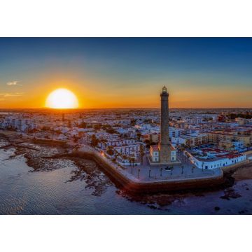 Lais Puzzle - Leuchtturm von Chipiona bei Morgendämmerung in der Provinz Cadiz. Spanien - 1.000 Teile