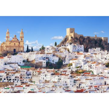 Lais Puzzle - Olvera Stadt, als das Tor der weißen Städte Route in der Provinz Cadiz, Spanien - 1.000 Teile