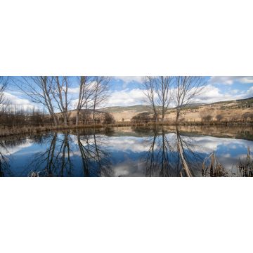 Lais Puzzle - Winterlandschaft mit See in Alcala de la Selva Teruel Aragon Spanien - 2.000 Teile