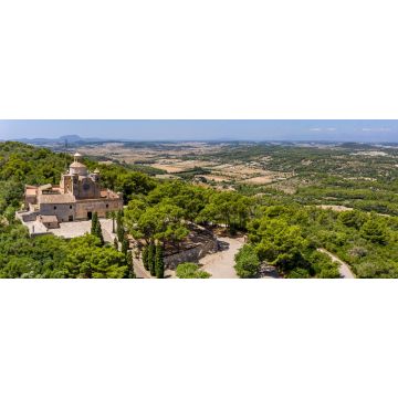 Lais Puzzle - Luftbild, Kloster Santuari de Bonany, in der Nähe von Petra, Mallorca - 2.000 Teile