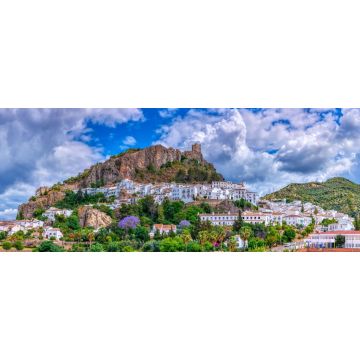 Lais Puzzle - Panoramablick auf Zahara de la Sierra, eines der berühmten weißen Dörfer in der Provinz Cadiz in Spanien - 2.000 Teile