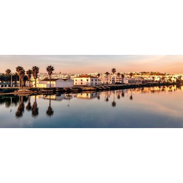 Lais Puzzle - Panoramablick auf Conil de la Frontera in Südspanien bei Sonnenuntergang - 2.000 Teile