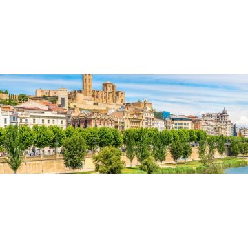 Lais Puzzle - Kathedrale Seu Vella mit dem Fluss Segre in Lleida, Spanien - 2.000 Teile