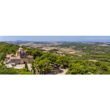 Lais Puzzle - Luftbild, Kloster Santuari de Bonany, in der Nähe von Petra, Mallorca - 1.000 Teile