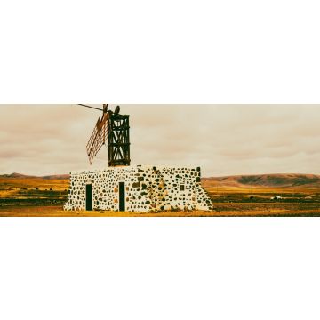 Lais Puzzle - Windmühle auf weißem Gebäude, Puerto Lajas, Fuerteventura - 1.000 Teile