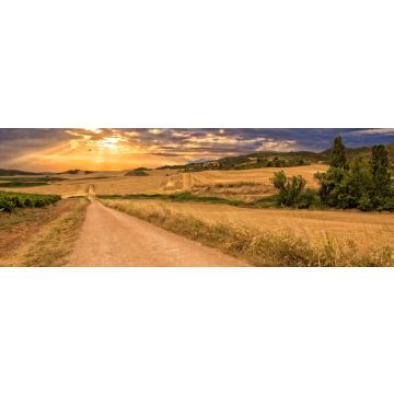 Lais Puzzle - Sonnenuntergang auf dem Weg nach Santiago in Navarra - 1.000 Teile