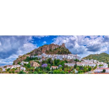Lais Puzzle - Panoramablick auf Zahara de la Sierra, eines der berühmten weißen Dörfer in der Provinz Cadiz in Spanien - 1.000 Teile