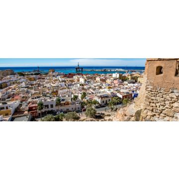 Lais Puzzle - Aussicht auf Almeria Altstadt und Hafen von der Burg (Alcazaba von Almeria), Spanien - 1.000 Teile