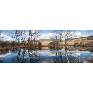 Lais Puzzle - Winterlandschaft mit See in Alcala de la Selva Teruel Aragon Spanien - 1.000 Teile