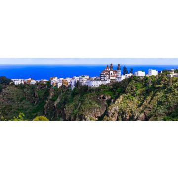 Lais Puzzle - Bergdorf Moya über Felsen - Gran Canaria - 1.000 Teile
