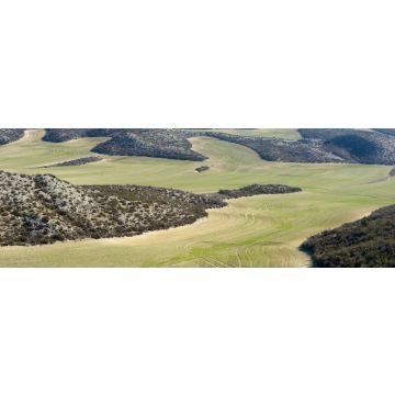 Lais Puzzle - Ackerland zwischen trockenen Hügeln in der Provinz Zaragoza, Aragon in Spanien - 1.000 Teile