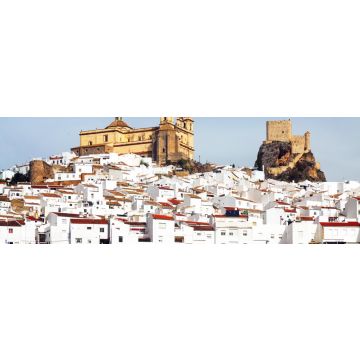 Lais Puzzle - Ansicht der alten andalusischen Stadt mit Kirche und Burg. Olvera, Spanien - 1.000 Teile