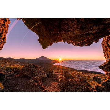 Lais Puzzle - Sonnenuntergang in Mirador de la Tarta mit Blick auf den Vulkan Teide, Teneriffa - 2.000 Teile