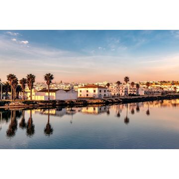 Lais Puzzle - Panoramablick auf Conil de la Frontera in Südspanien bei Sonnenuntergang - 2.000 Teile