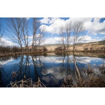 Lais Puzzle - Winterlandschaft mit See in Alcala de la Selva Teruel Aragon Spanien - 2.000 Teile