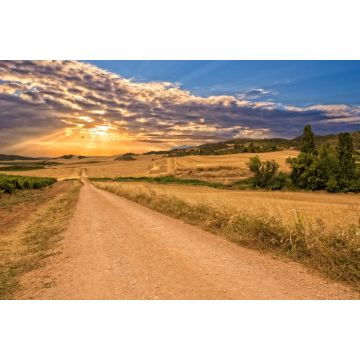 Lais Puzzle - Sonnenuntergang auf dem Weg nach Santiago in Navarra - 2.000 Teile