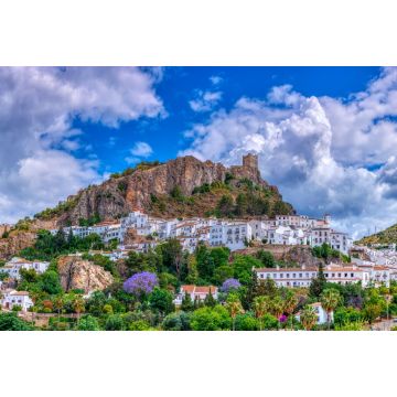 Lais Puzzle - Panoramablick auf Zahara de la Sierra, eines der berühmten weißen Dörfer in der Provinz Cadiz in Spanien - 2.000 Teile