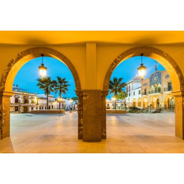 Lais Puzzle - Schöner Stadtplatz in Palos de la Frontera, Huelva, Spanien - 2.000 Teile