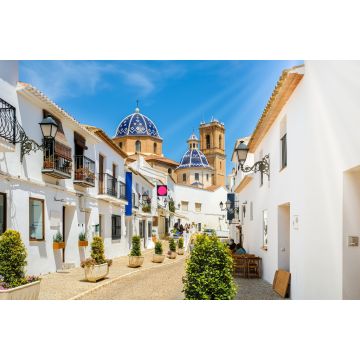Lais Puzzle - Straße der Altstadt von Altea in Spanien - 2.000 Teile