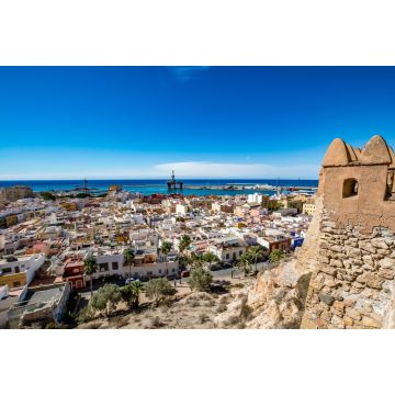 Lais Puzzle - Aussicht auf Almeria Altstadt und Hafen von der Burg (Alcazaba von Almeria), Spanien - 2.000 Teile