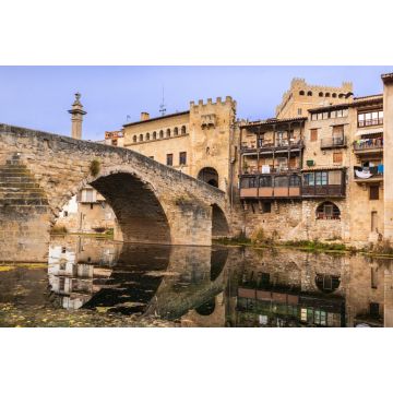 Lais Puzzle - Römische Brücke aus Stein über den Fluss Matarraña, Valderrobres, Teruel, Spanien - 2.000 Teile