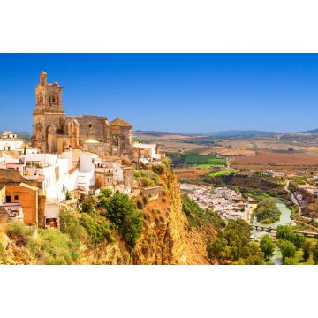 Lais Puzzle - Arcos de la Frontera, eine weiße Stadt, erbaut auf einem Felsen am Fluss Guadalete, in der Provinz Cadiz, Spanien - 2.000 Teile