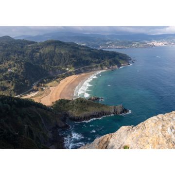 Lais Puzzle - Strand von Laga im Biosphärenreservat Urdaibai von einem nahe gelegenen Berg aus - 1.000 Teile